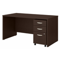 Series C 60W x 30D Office Desk with 3 Drawer Mobile File Cabinet