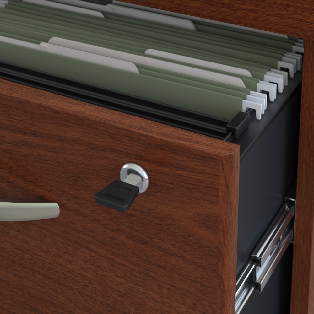 Series C 60W x 30D Office Desk with 3 Drawer Mobile File Cabinet