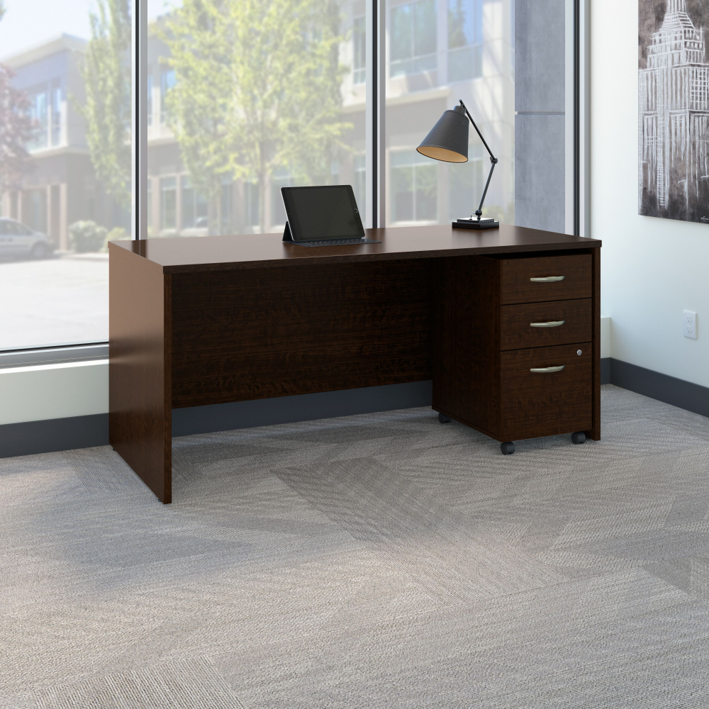 Series C 66W x 30D Office Desk with Mobile File Cabinet