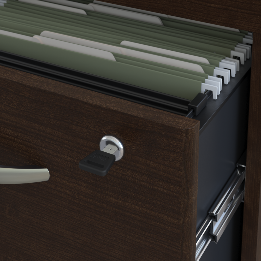 Series C 66W x 30D Office Desk with Mobile File Cabinet