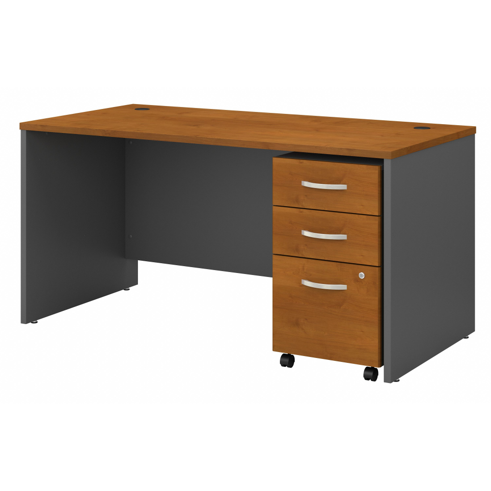 Series C 60W x 30D Office Desk with 3 Drawer Mobile File Cabinet